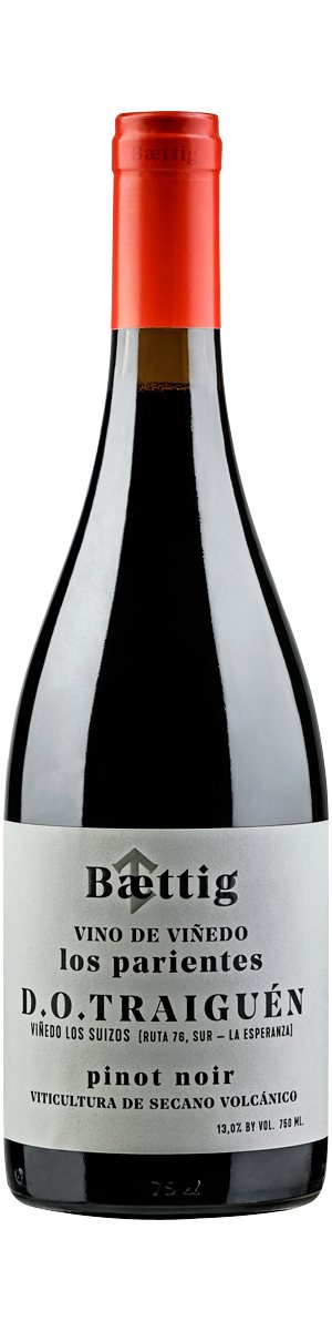 Rótulo Baettig Vino de Viñedo Los Parientes Pinot Noir