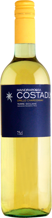 Rótulo Mandrarossa Costadune Grillo Chardonnay