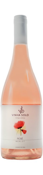 Rótulo Vinha Solo Rosé Merlot