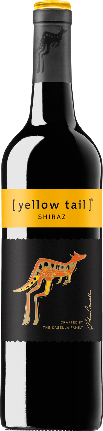 Rótulo Yellow Tail Shiraz 