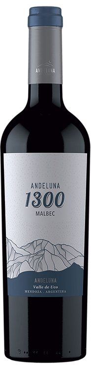 Rótulo Andeluna 1300 Malbec