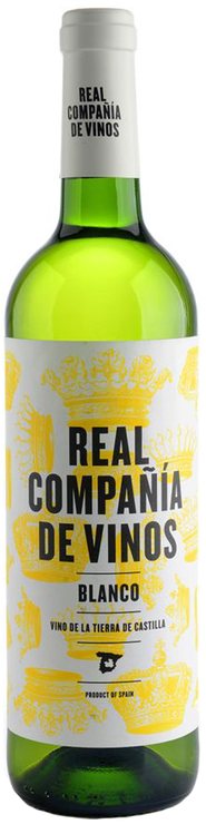 Rótulo Real Compañía de Vinos Blanco