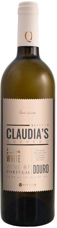 Rótulo Claudia's Quevedo Reserve White