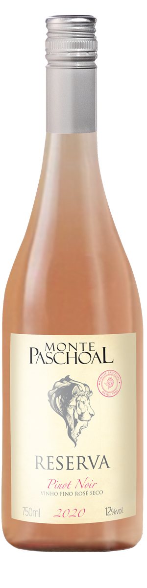 Rótulo Monte Paschoal Reserva Rosé Pinot Noir 