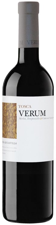 Rótulo Verum Tosca Merlot Tempranillo Cabernet Sauvignon