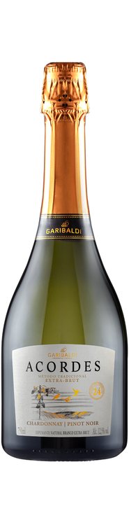 Rótulo Garibaldi Acordes Extra Brut Chardonnay Pinot Noir