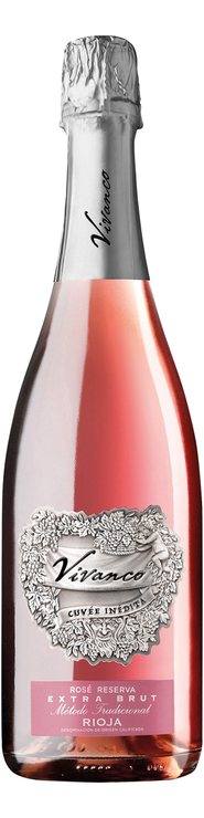 Rótulo Vivanco Cuvée Inédita Reserva Extra Brut Rosé