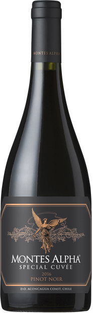 Rótulo Montes Alpha Special Cuvée Pinot Noir