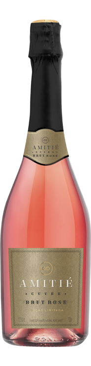 Rótulo Amitié Cuvée Brut Rosé