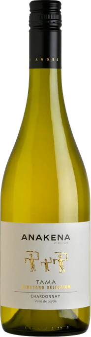 Rótulo Anakena Tama Vineyard Selection Chardonnay