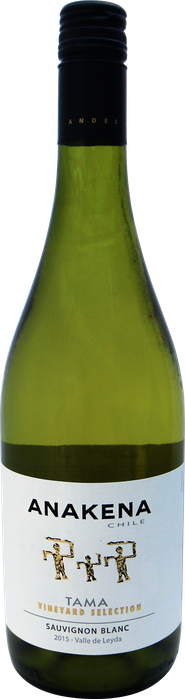 Rótulo Anakena Tama Vineyard Selection Sauvignon Blanc