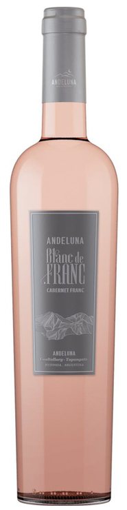 Rótulo Andeluna Blanc de Franc Cabernet Franc Rosé