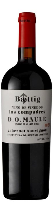 Rótulo Baettig Vino de Viñedos Los Compadres Cabernet Sauvignon