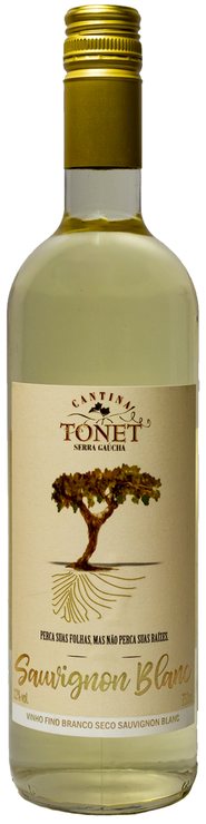 Rótulo Cantina Tonet Sauvignon Blanc