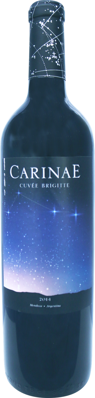 Rótulo CarinaE Cuvée Brigitte