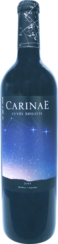 Rótulo CarinaE Cuvée Brigitte