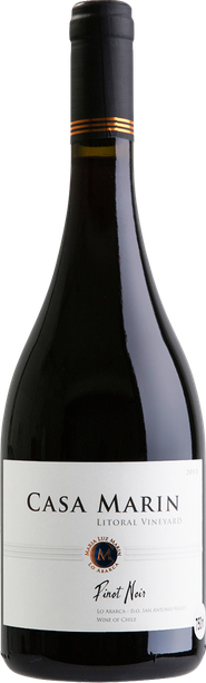 Rótulo Casa Marin Litoral Vineyard Pinot Noir