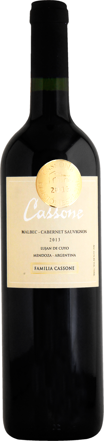 Rótulo Cassone Edición Especial Malbec Cabernet Sauvignon 