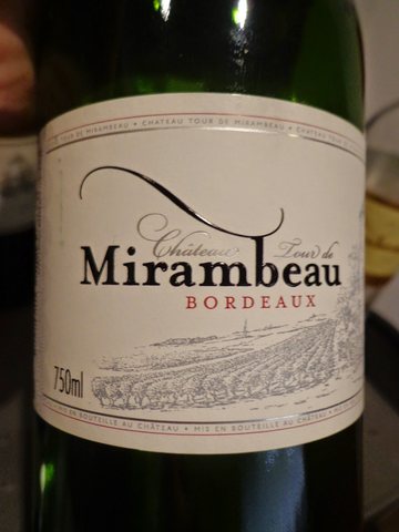Rótulo Château Tour de Mirambeau Gran Vin Rouge