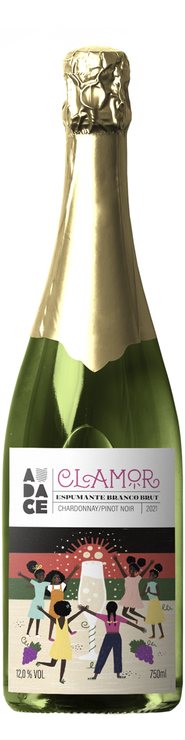 Rótulo Clamor Brut Chardonnay Pinot Noir