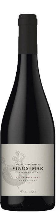 Rótulo Compañía Uruguaya de Vinos de Mar Pinot Noir