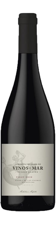 Rótulo Compañía Uruguaya de Vinos de Mar Sierra de las Palmas Pinot Noir