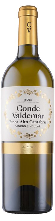 Rótulo Conde Valdemar Viñedo Singular Finca Alto Cantabria
