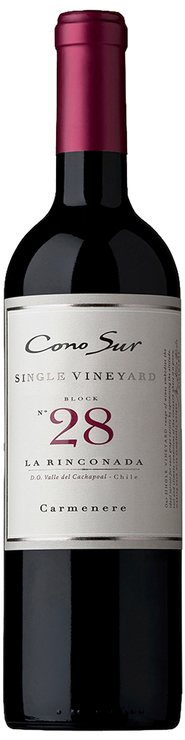 Rótulo Cono Sur Single Vineyard Block 28 La Rinconada Carménère