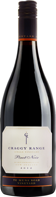 Rótulo Craggy Range Te Muna Road Single Vineyard Pinot Noir