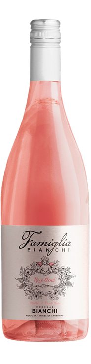 Rótulo Famiglia Bianchi Rosé Blend Malbec Pinot Noir