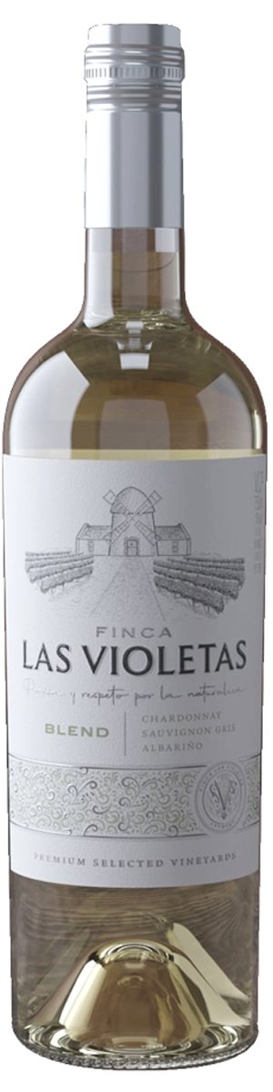 Rótulo Finca Las Violetas Blend Chardonnay Sauvignon Gris Albariño