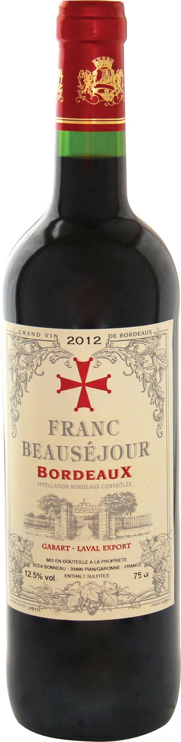 Rótulo Franc Beauséjour Bordeaux