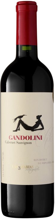 Rótulo Gandolini Las 3 Marías Vineyards Cabernet Sauvignon 