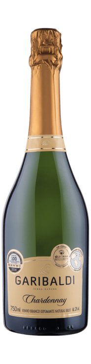 Rótulo Garibaldi Brut Chardonnay