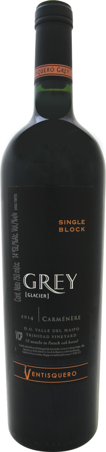 Rótulo Grey Single Block Carménère