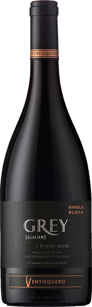 Rótulo Grey Single Block Las Terrazas Vineyard Pinot Noir