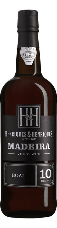 Rótulo Henriques & Henriques Madeira 10 Years Old Boal