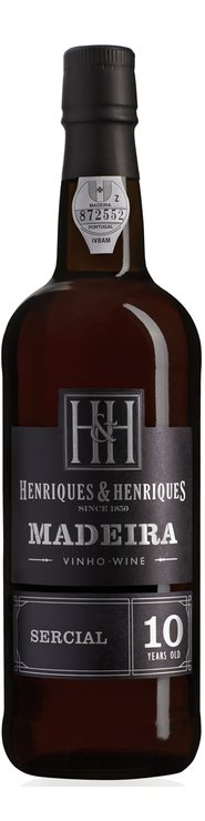 Rótulo Henriques & Henriques Madeira 10 Years Old Sercial
