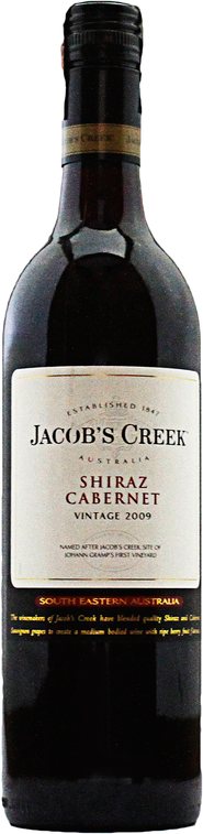 Rótulo Jacob's Creek Shiraz Cabernet