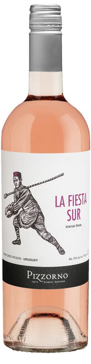 Rótulo La Fiesta Sur Rosé Merlot