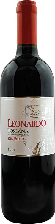 Rótulo Leonardo Toscana Red Blend