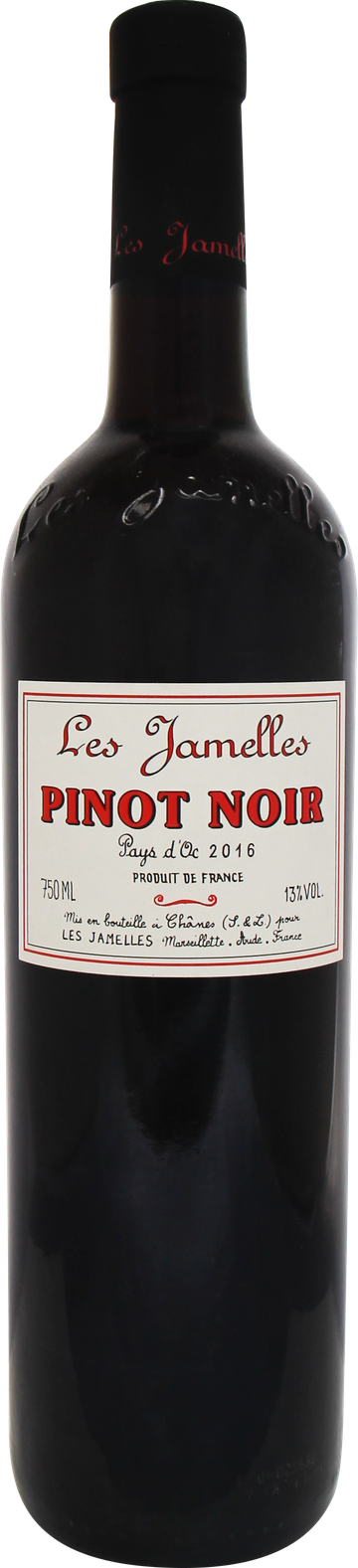 Rótulo Les Jamelles Pinot Noir