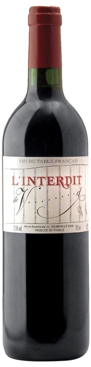 Rótulo L'Interdit de V......D 2000 Vin de Table Français