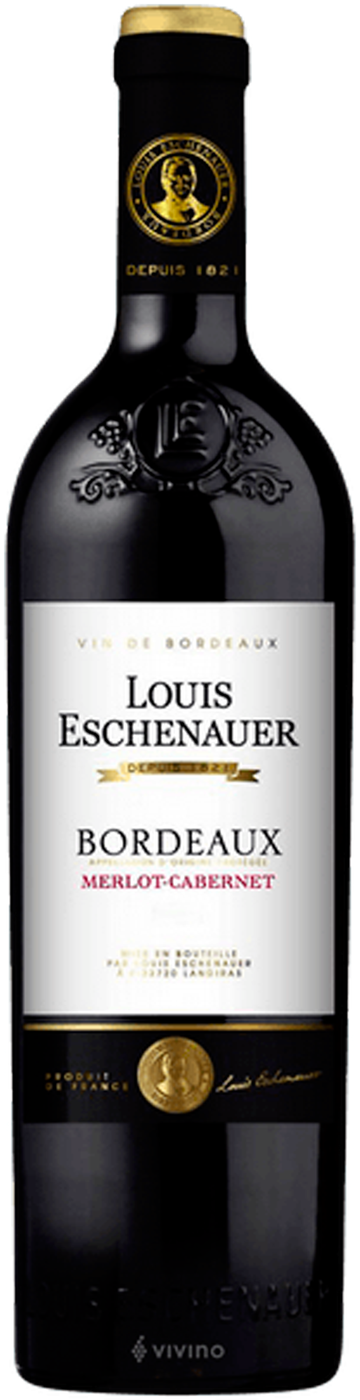 Rótulo Louis Eschenauer Bordeaux Merlot - Cabernet 