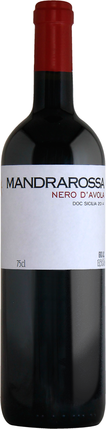 Rótulo Mandrarossa Nero D`Avola