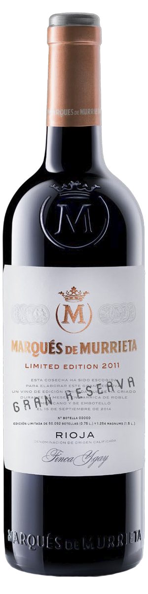 Rótulo Marqués de Murrieta Gran Reserva Limited Edition
