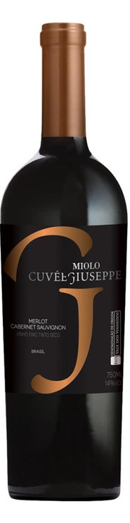 Rótulo Miolo Cuvée Giuseppe Cabernet Sauvignon Merlot 