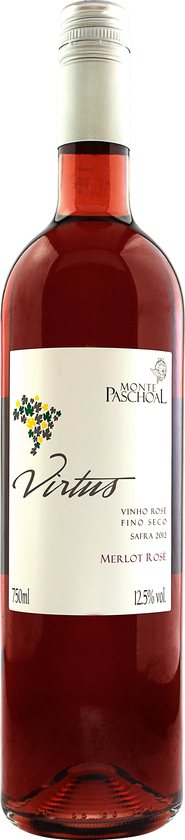 Rótulo Monte Paschoal Virtus Merlot Rosé
