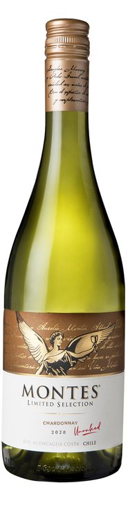 Rótulo Montes Limited Selection Unoaked Chardonnay