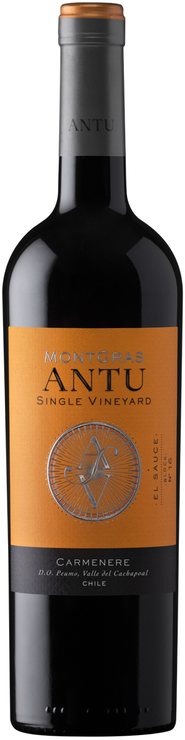 Rótulo MontGras Antu Single Vineyard Carménère